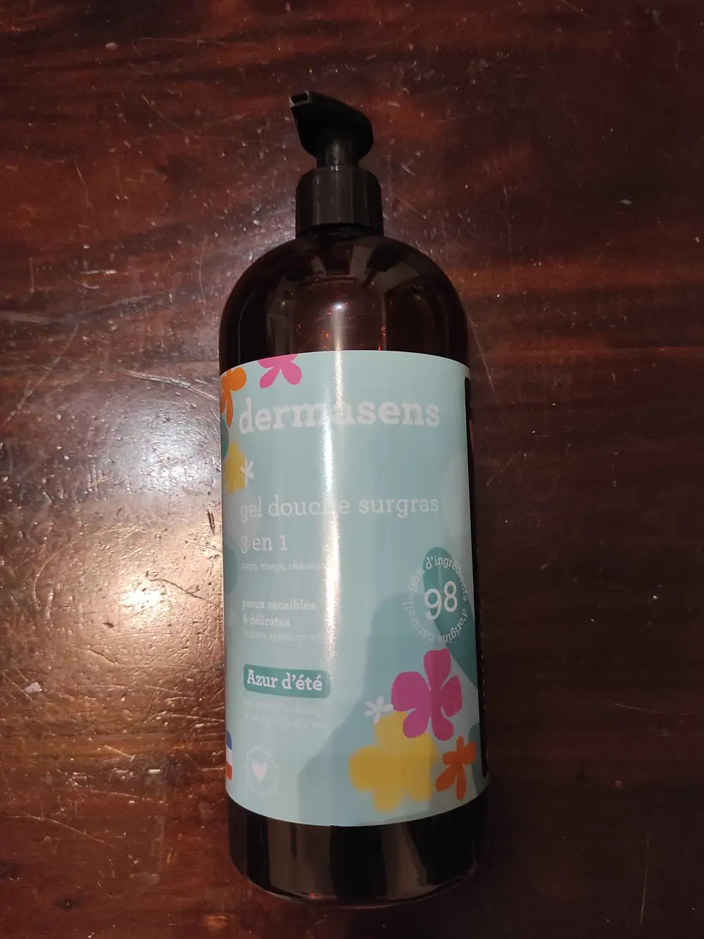 DERMASENS - Azur d'été - Gel douche surgras 3 en 1 