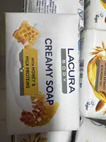 LACURA - Creamy soap with honey & milk proteins