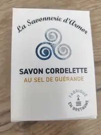 LA SAVONNERIE D'ARMOR - Savon cordelette au sel de Guérande 