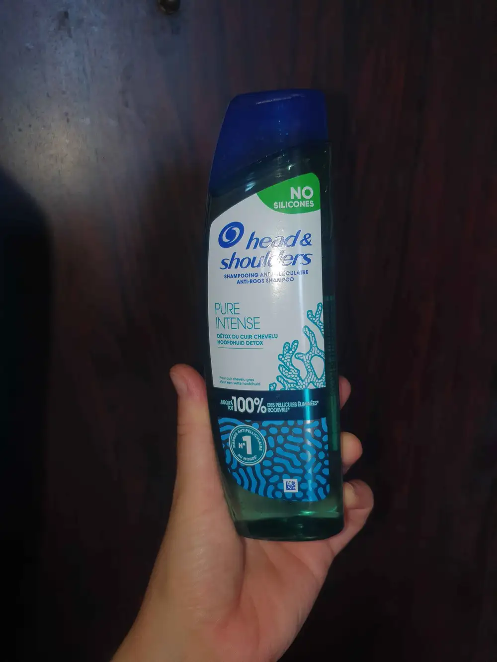 HEAD & SHOULDERS - pure intense  - Shampooing antipelliculaire 