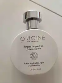 ORIGINE L'ART COSMETIQUE - Brume parfum rituel impérial du Japon