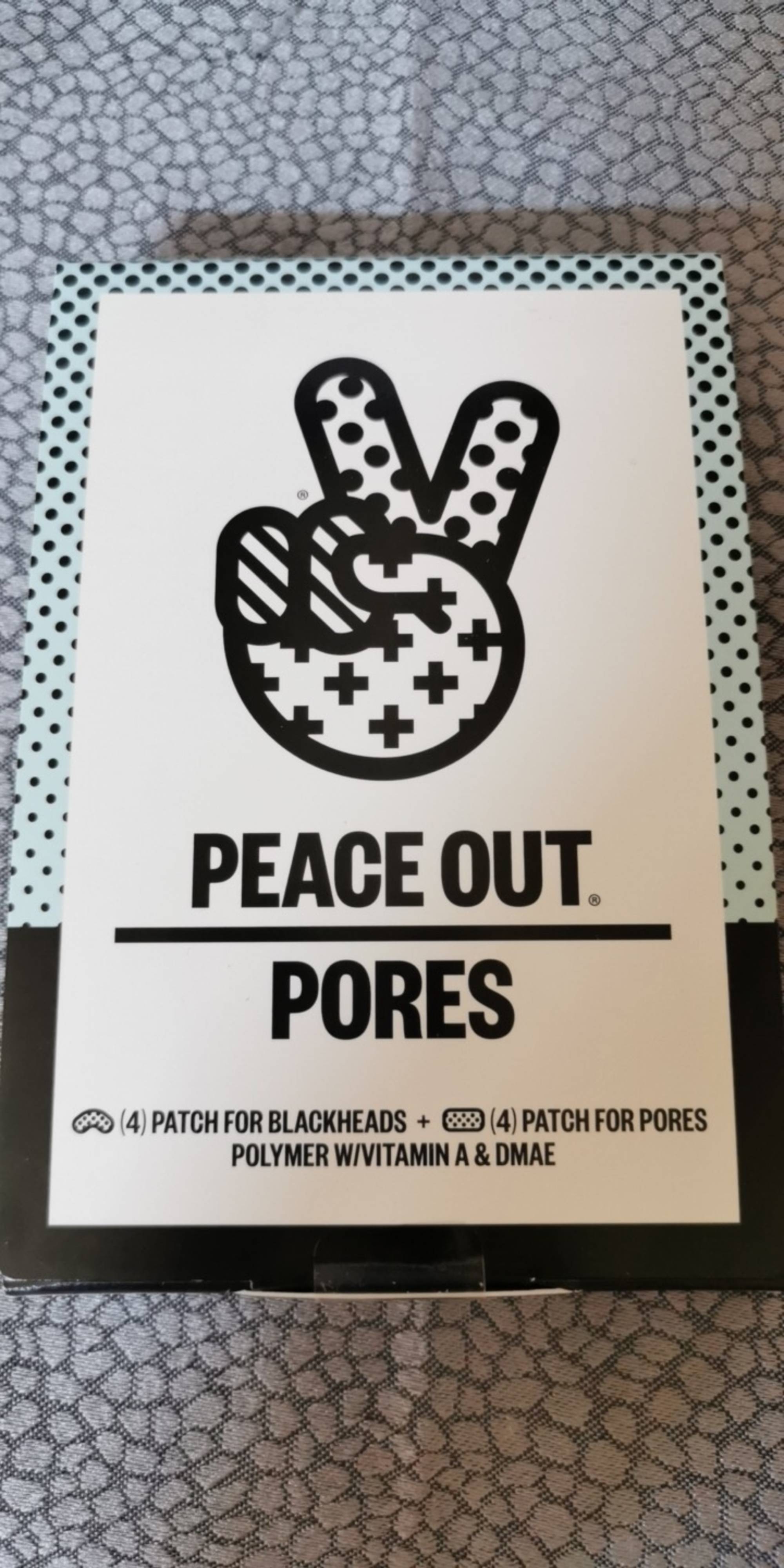 PEACE OUT - Pores - Patch for blackheads