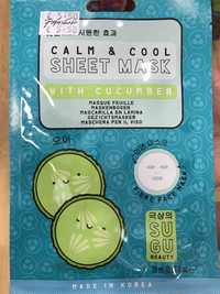 SUGU BEAUTY - Calm & cool sheet mask with cucumber