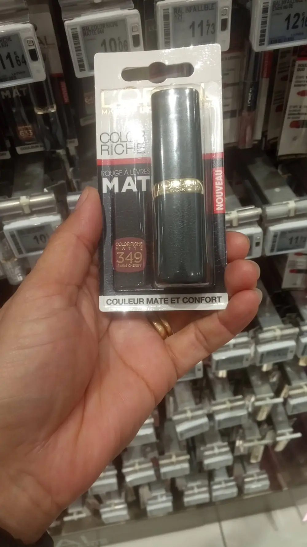 L'ORÉAL PARIS - Color riche - Rouge à lèvres mat 349 Paris cherry