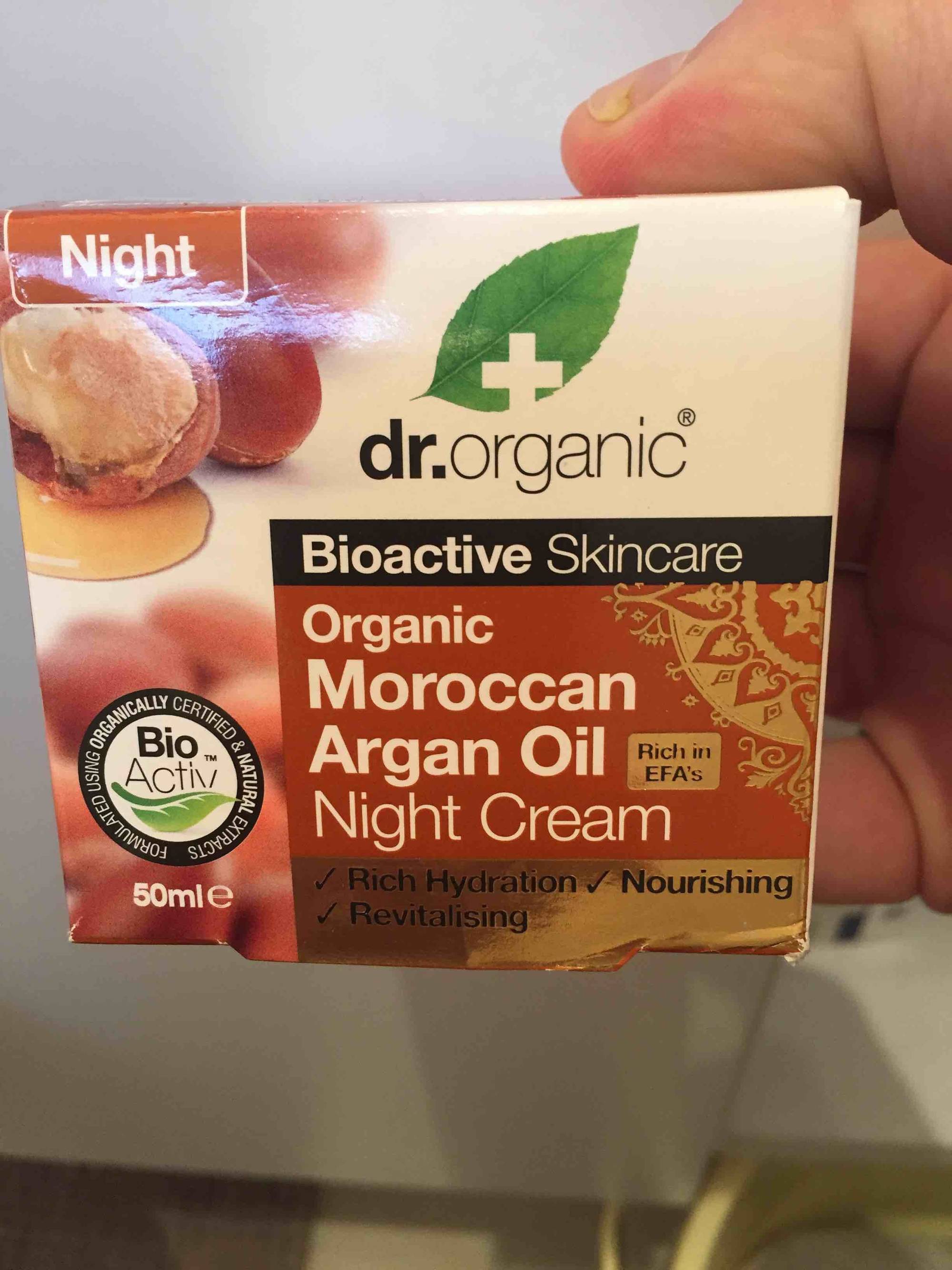 DR. ORGANIC - Bioactive Moroccan argan oil - Night cream