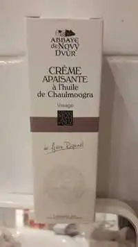 ABBAYE DE NOVY DVUR - Crème apaisante à l'huile de chaulmoogra
