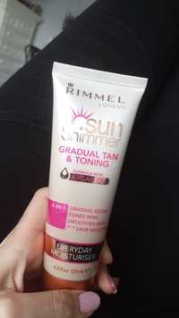 RIMMEL - Sun shimmer - Gradual tan & Toning 4 in 1