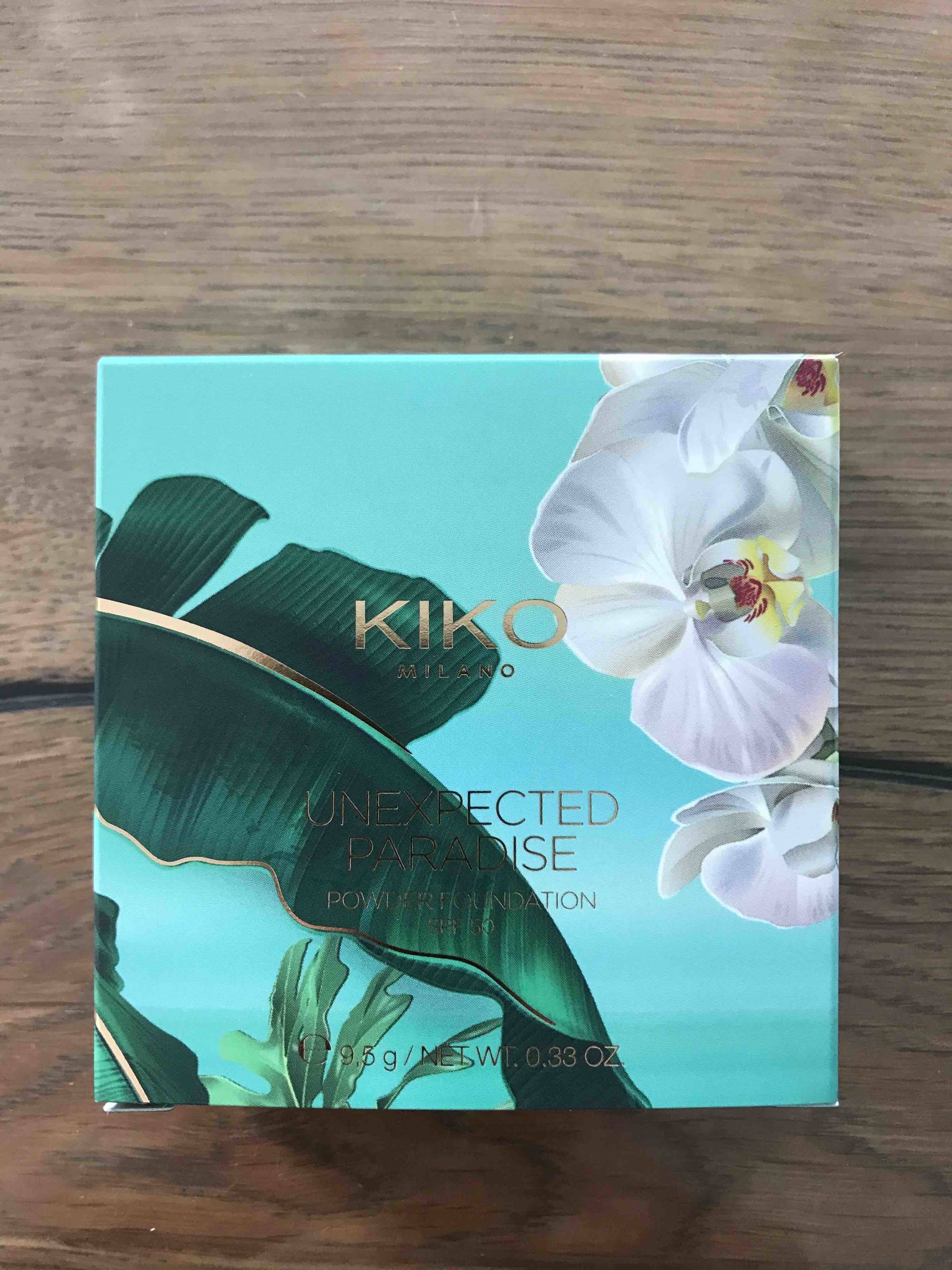 KIKO - Unexpected paradise - Powder foundation SPF 50