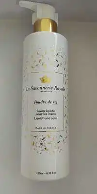 LA SAVONNERIE ROYALE - Poudre de riz - Savon liquide pour les mains