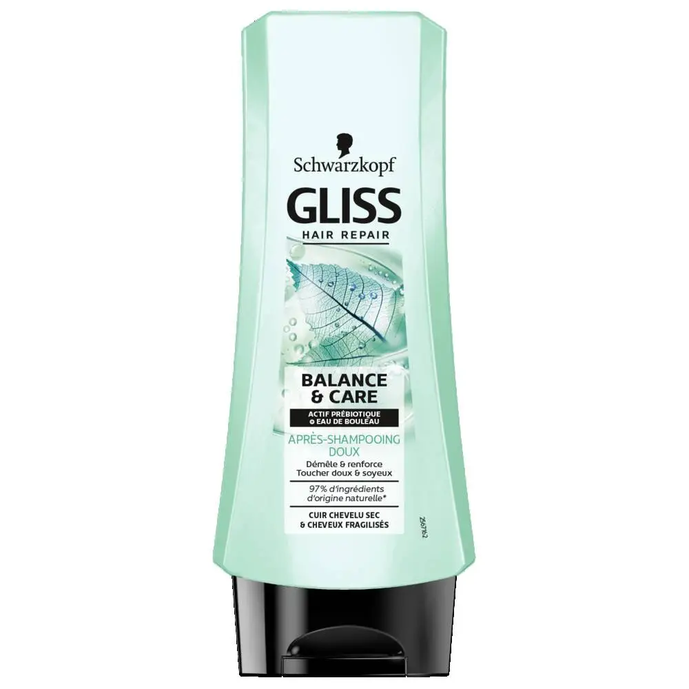 GLISS - GLISS APRES-SHAMPOOING BALANCE & CARE FLACON 200 ML