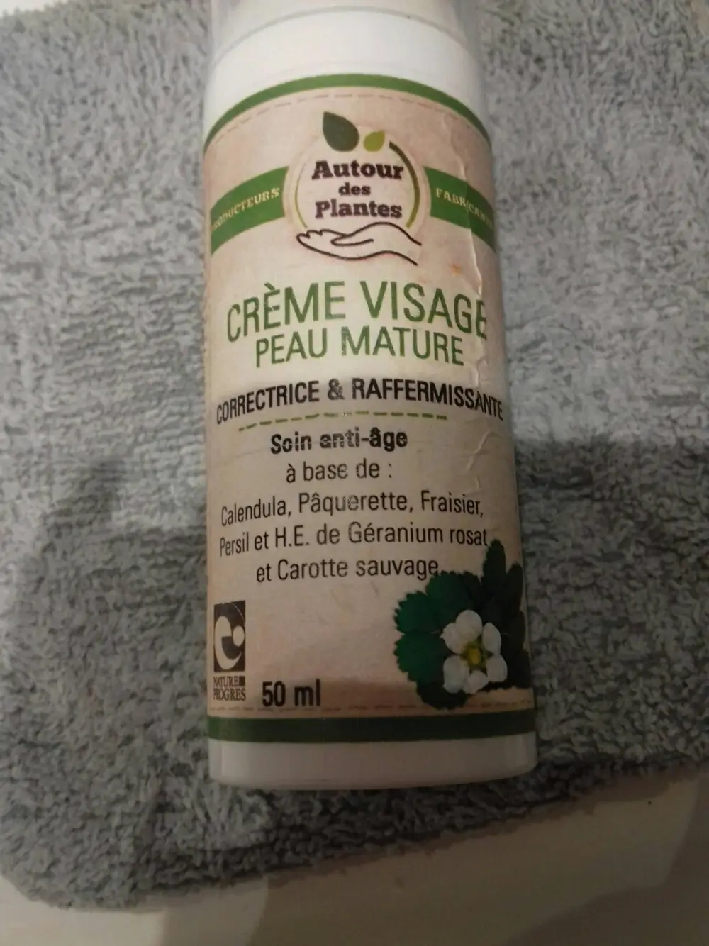 AUTOUR DES PLANTES - Crème visage peau mature soin anti-âge