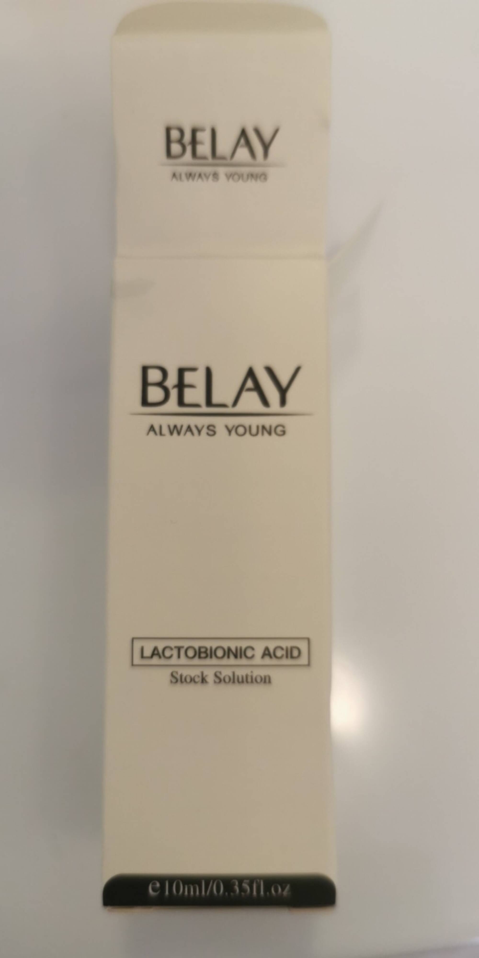 BELAY - Lactobionic acid - Stock solution