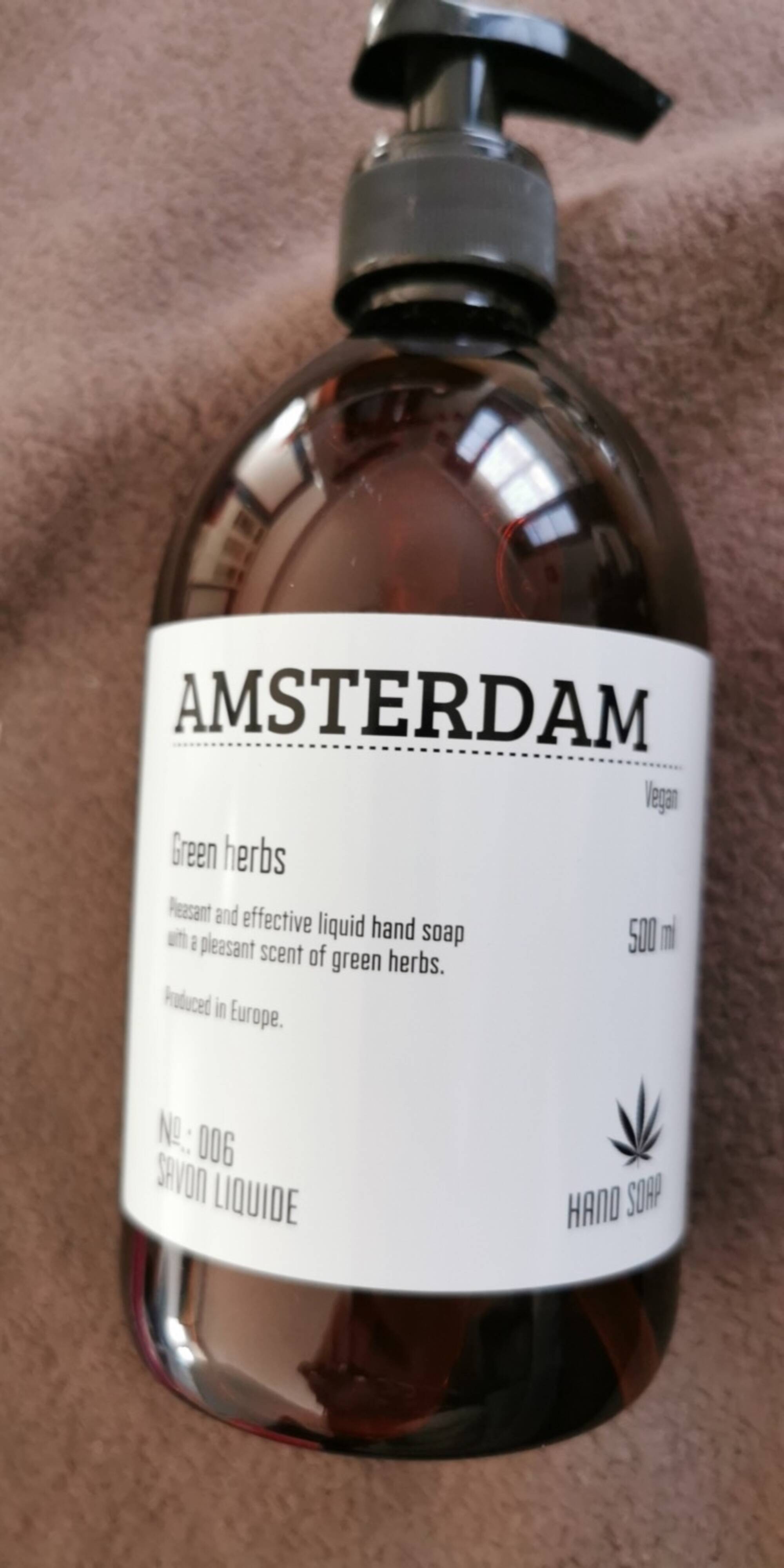 AMSTERDAM - Green herbs - Savon liquide