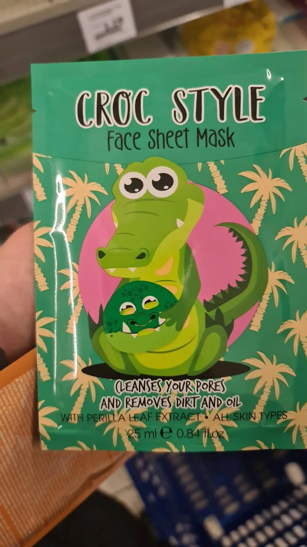 CROC STYLE - Face sheet mask