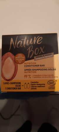 NATURE BOX - Après-shampooing solide nutrition