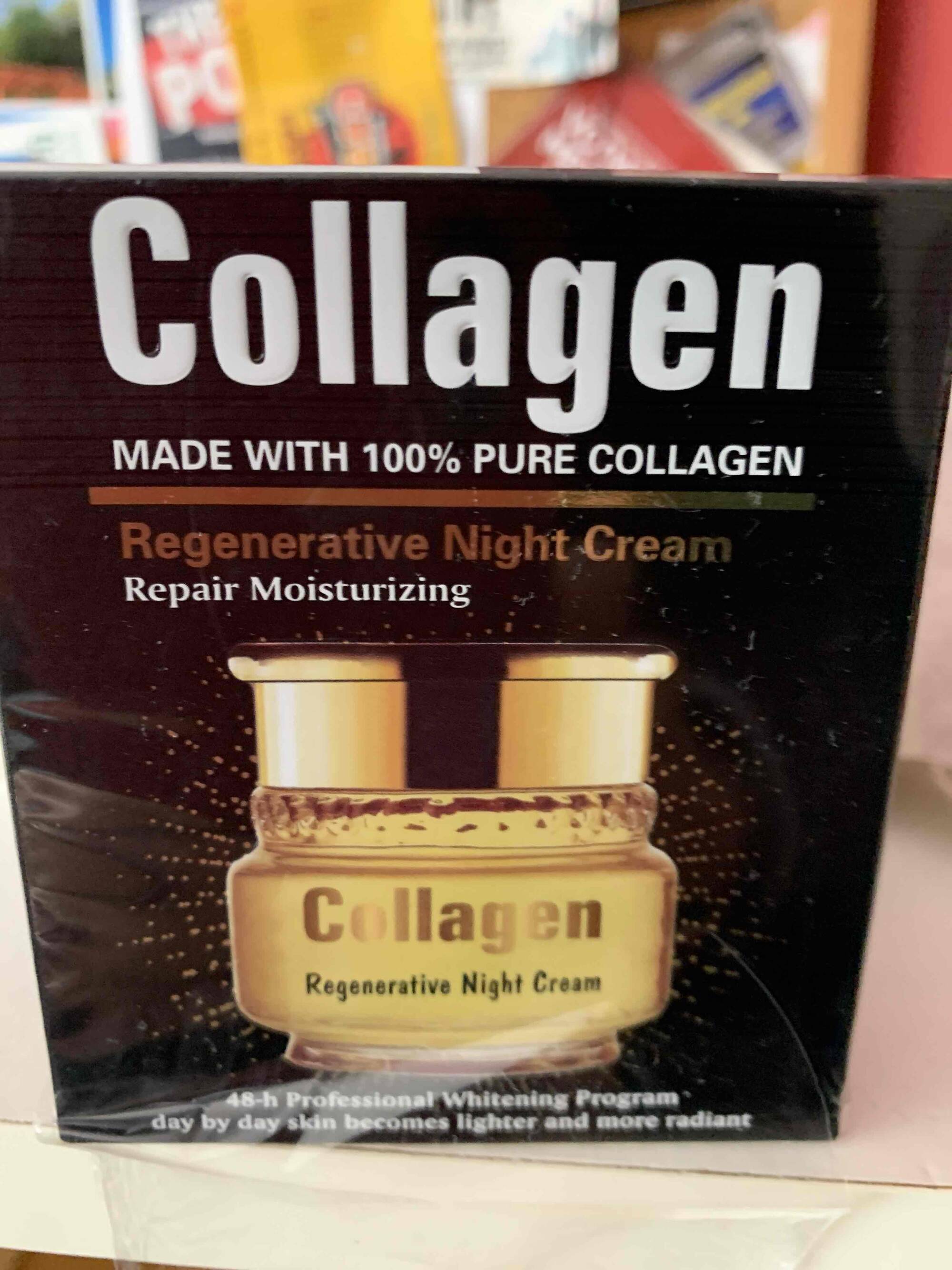 COLLAGEN - Collagen - Regenerative night cream repair moisturizing