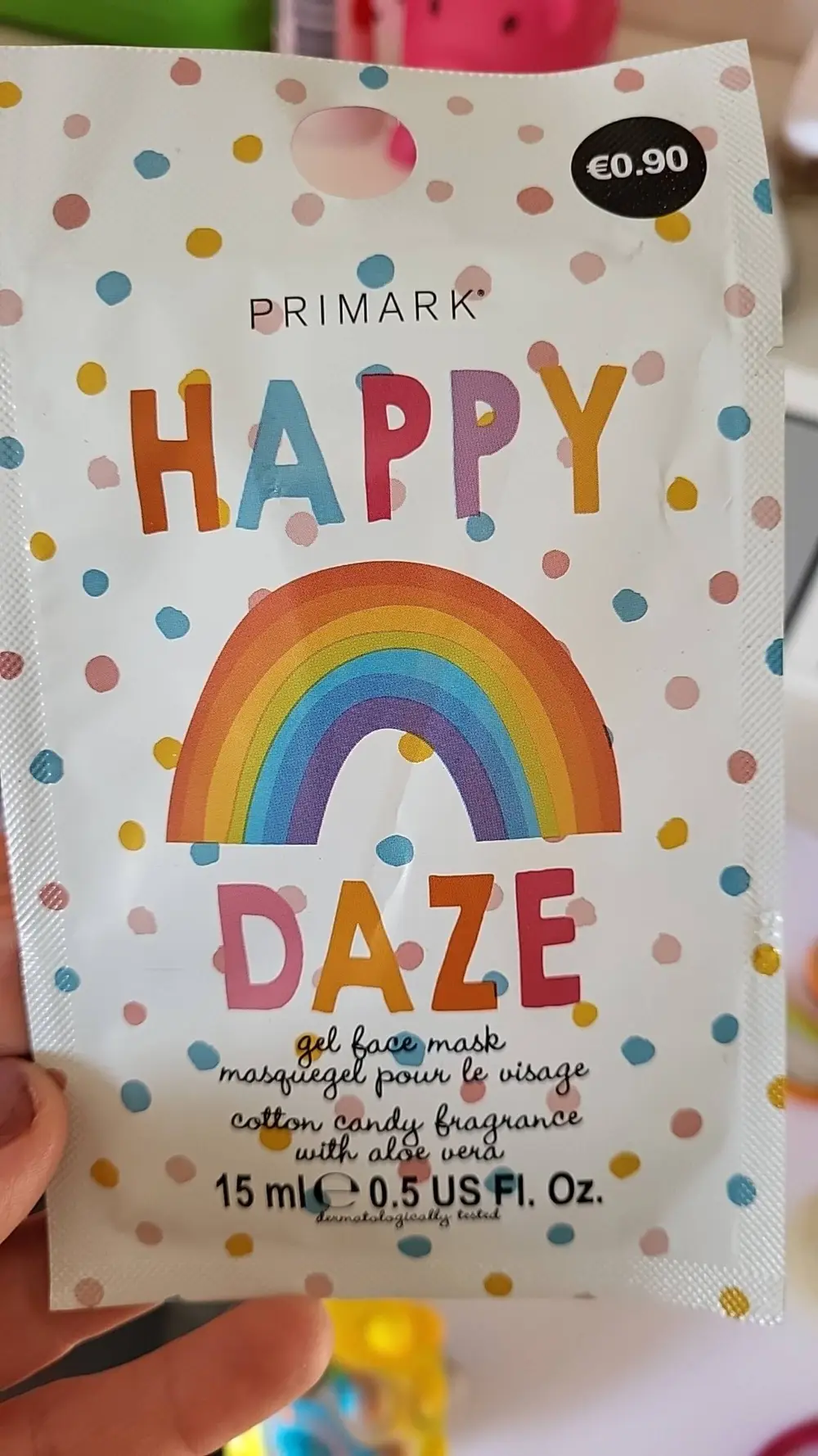 PRIMARK - Happy daze - Masque gel pour le visage