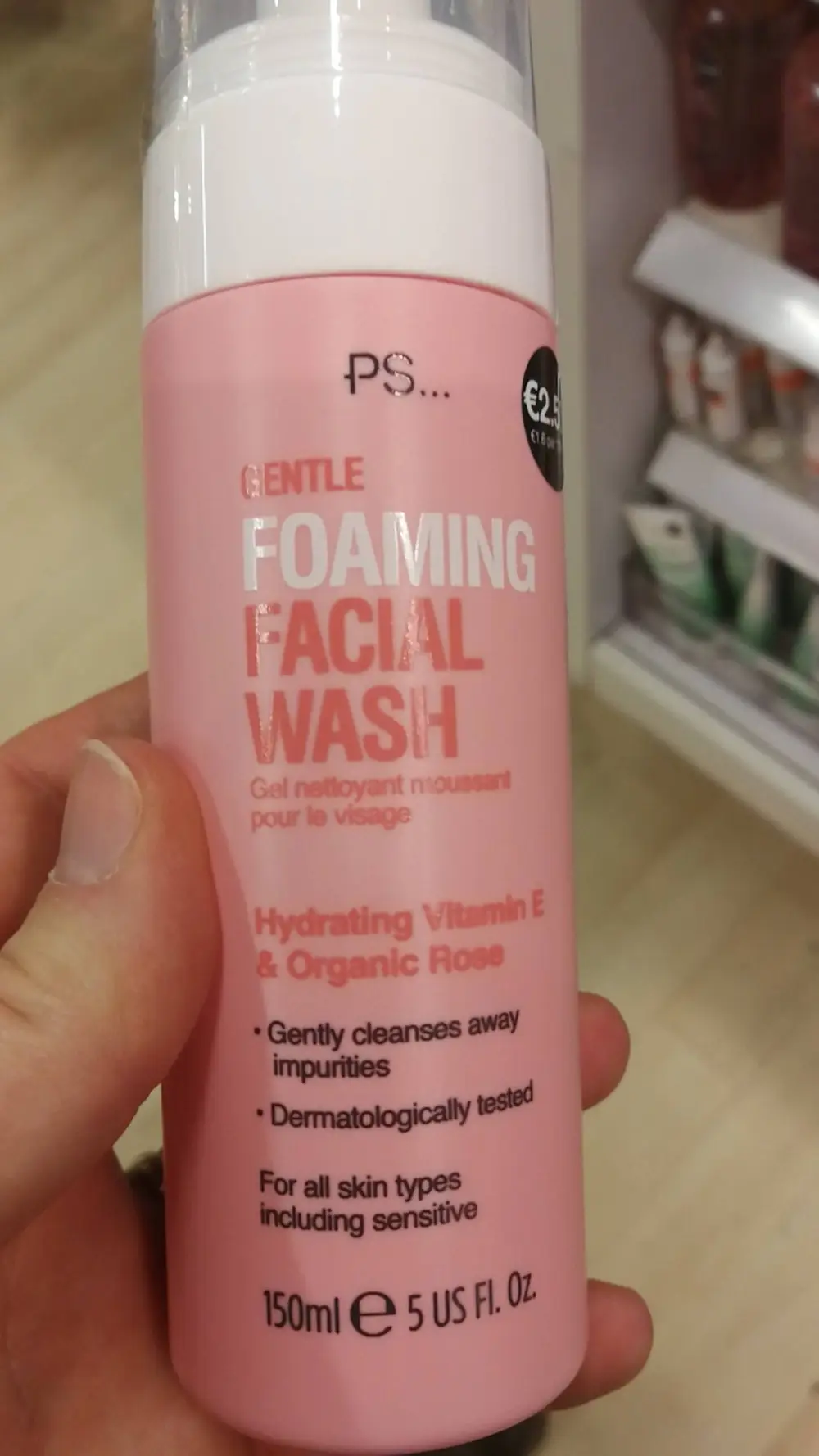 PRIMARK - Gel nettoyant moussant pour le visage