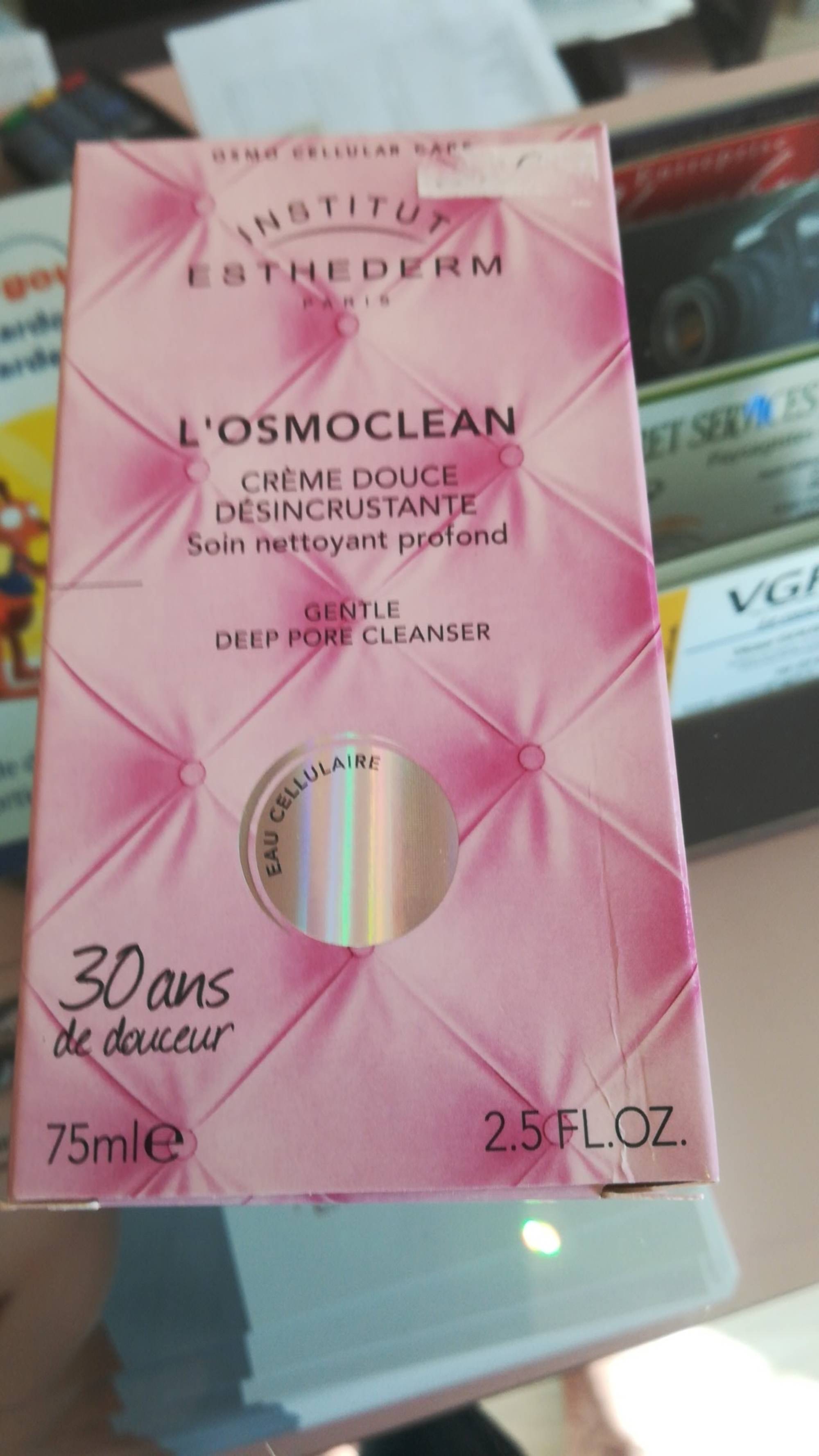 INSTITUT ESTHEDERM - L'Osmoclean - Crème douce désincrustante