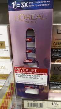L'ORÉAL PARIS - Revitalift [+Acide Hyaluronique] - Ampoules repulpantes hyalurocure