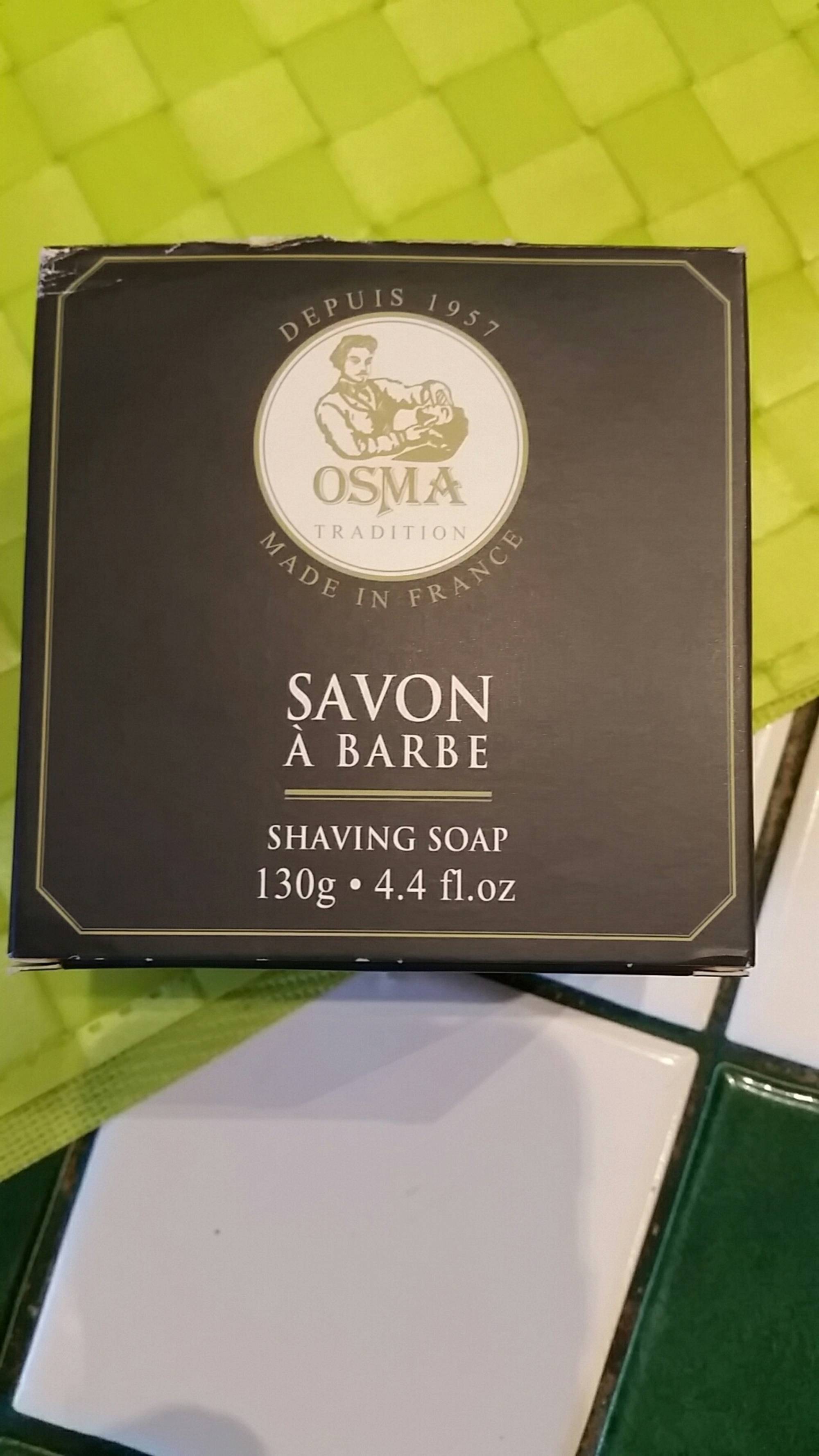 OSMA - Savon à barbe