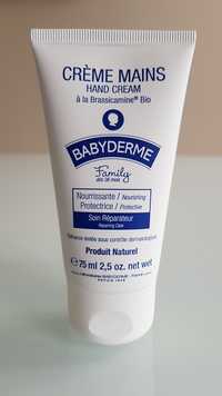 BABYDERME - Babyderme - Crème mains à la brassicamine bio