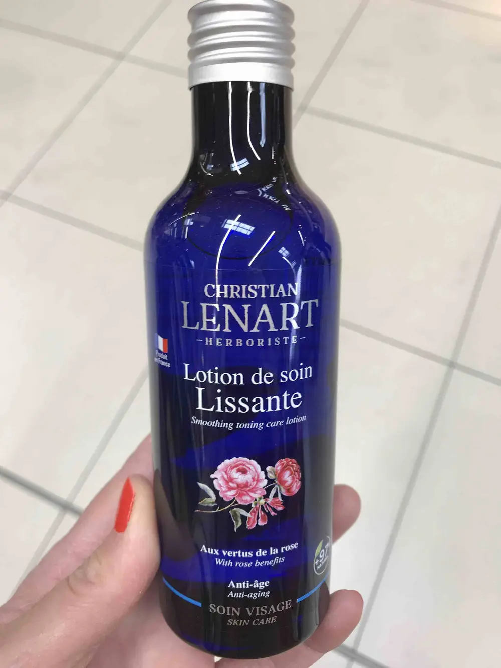 CHRISTIAN LÉNART - Lotion de soin lissante aux vertus de la rose