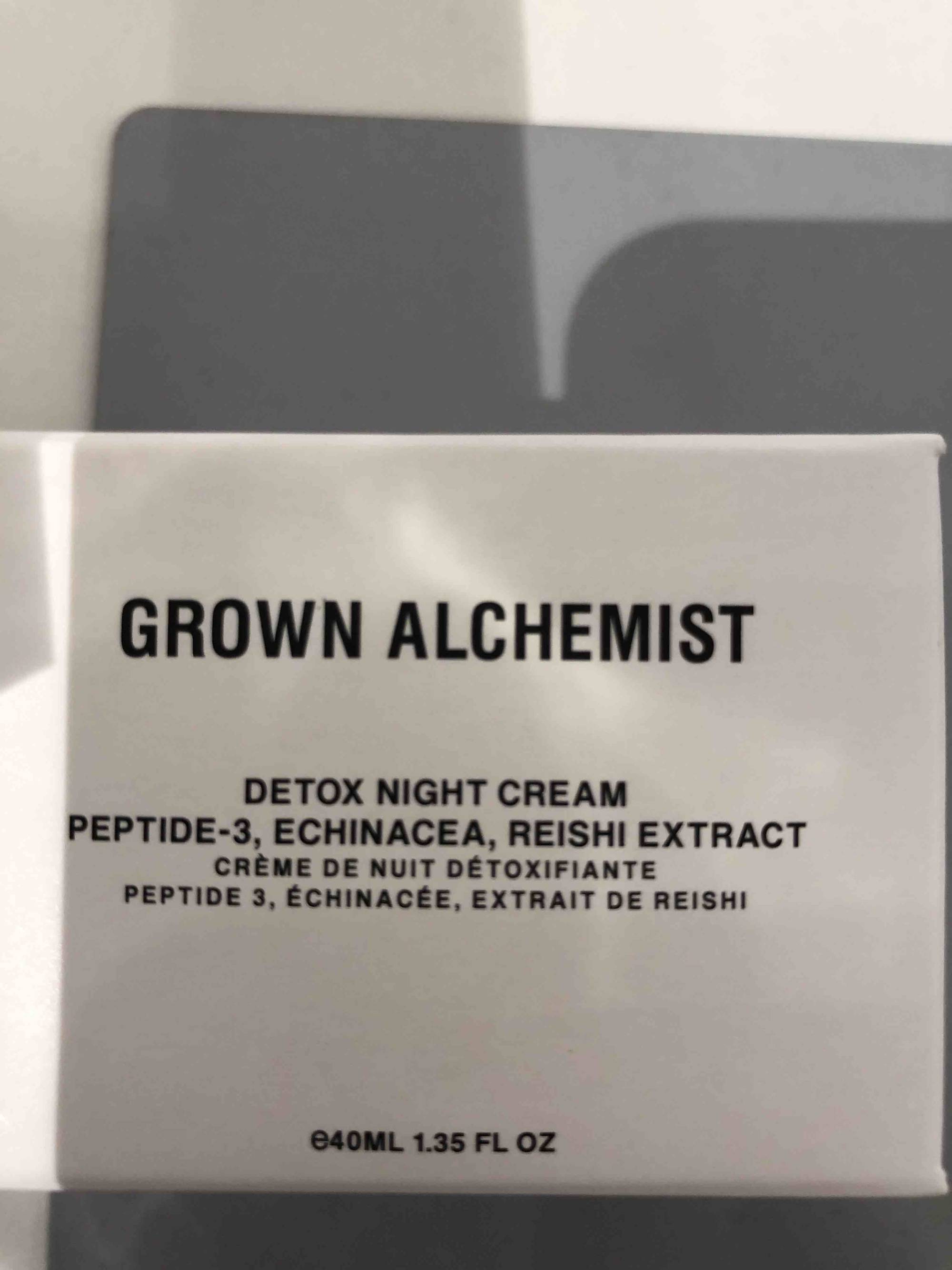 grown alchemist night detox cream