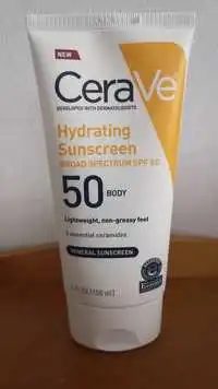 CERAVÉ - Hydrating sunscreen - Broad spectrum SPF 50