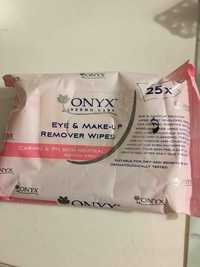 ONYX DERMO LABS - Eye & make-up - Remover wipes