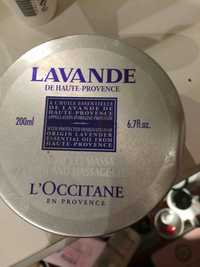 L'OCCITANE - Lavande de Haute-Provence - Gel corps et massage