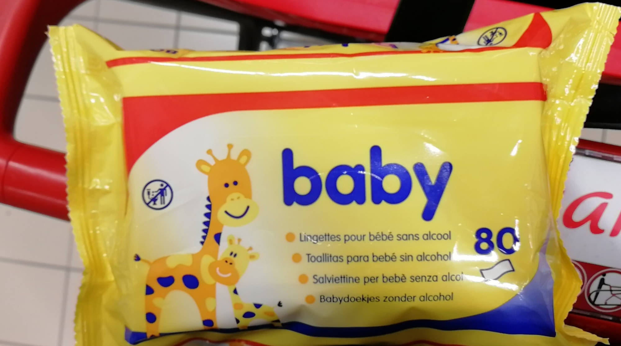 BABY - Lingettes pour bébé sans alcool