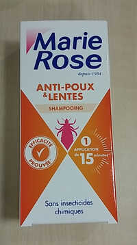 MARIE ROSE - Shampooing anti-poux et lentes