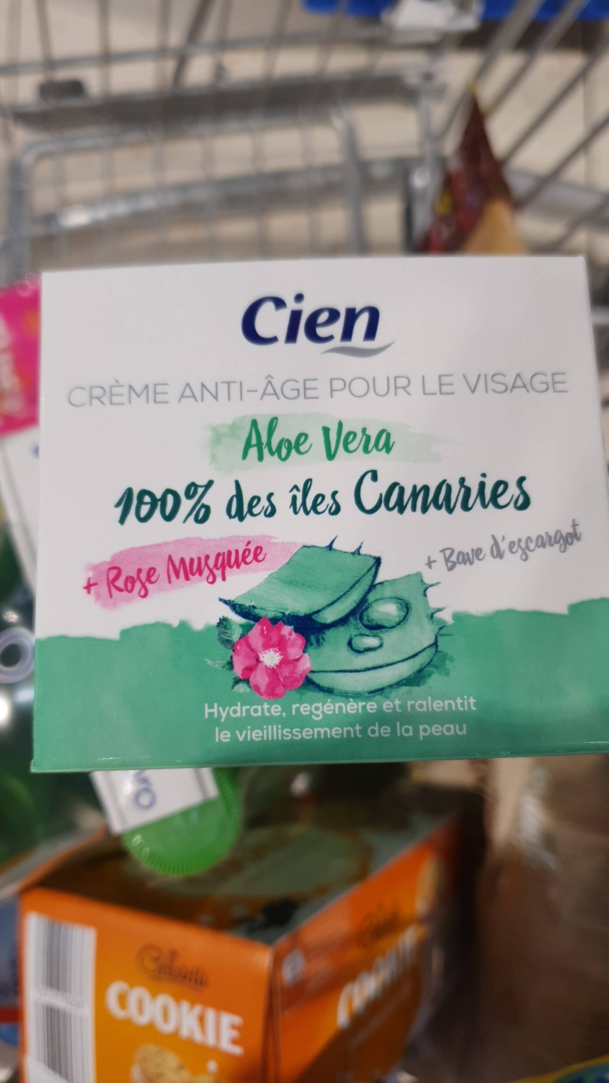 CIEN - Aloe vera - Crème anti-âge pour le visage