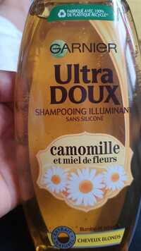 GARNIER - Ultra doux - Shampooing illuminant camomille et miel de fleurs