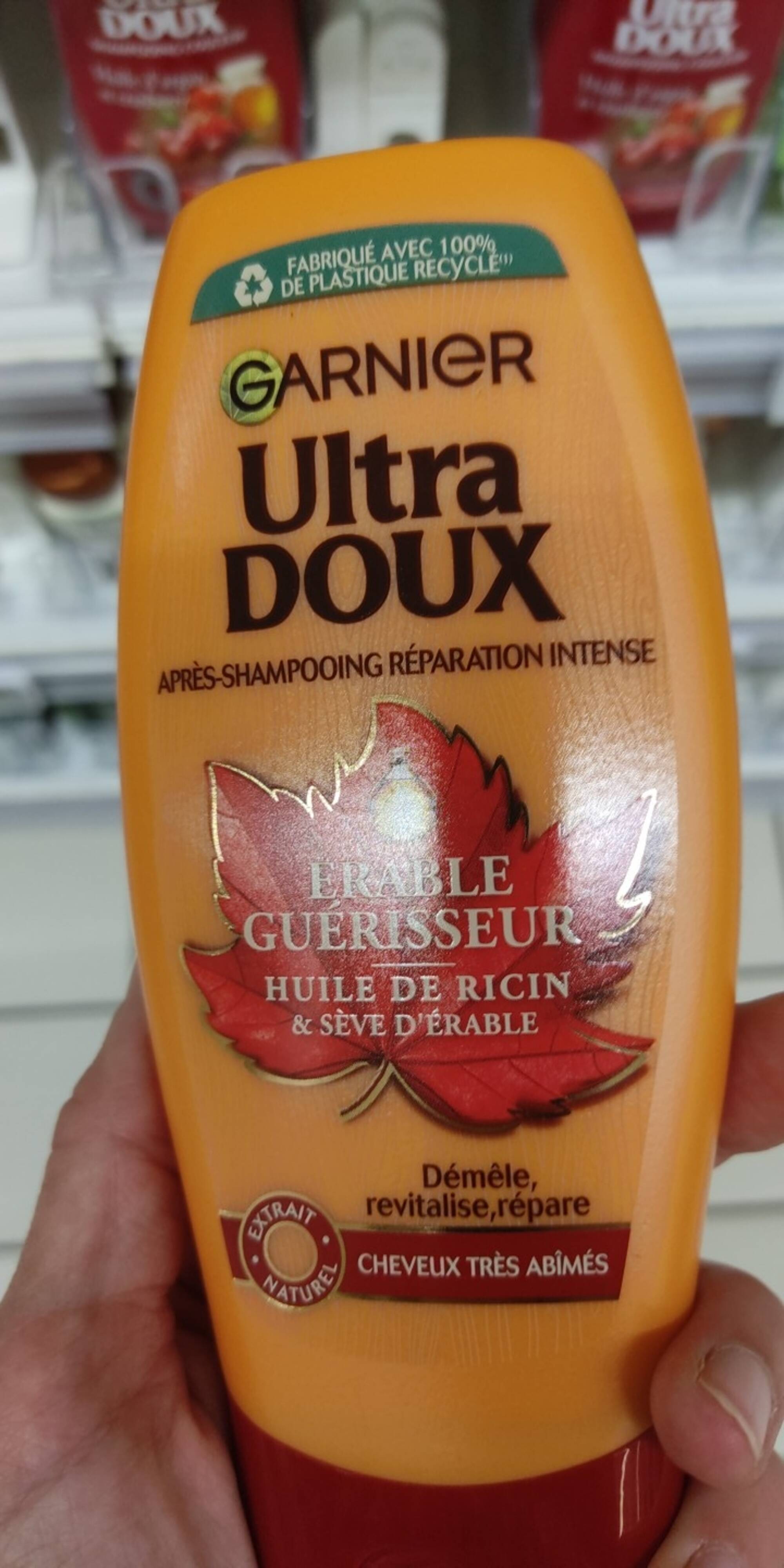 GARNIER - Ultra doux Erable Guérisseur - Après-shampooing réparation intense