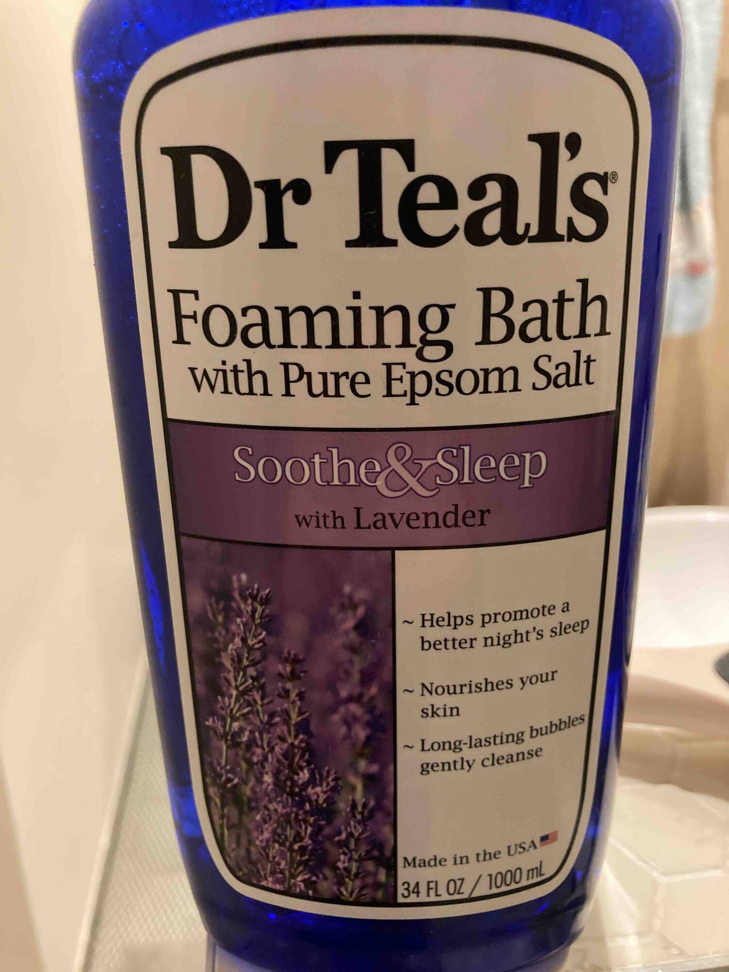 DR TEAL'S - Foaming Bath with Pure Epsom Salt Lavender