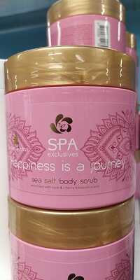 SPA EXCLUSIVES - Happiness is a journey - Sea salt body scrub