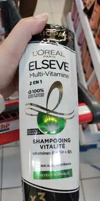 L'ORÉAL PARIS - Elseve Multi-vitaminé 2 in 1 - Shampooing vitalité