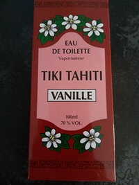 MONOÏ TIKI TAHITI - Vanille - Eau de toilette vaporisateur