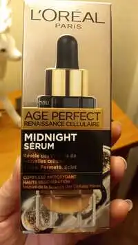 L'ORÉAL - Age perfect renaissance cellulaire - Midnight sérum