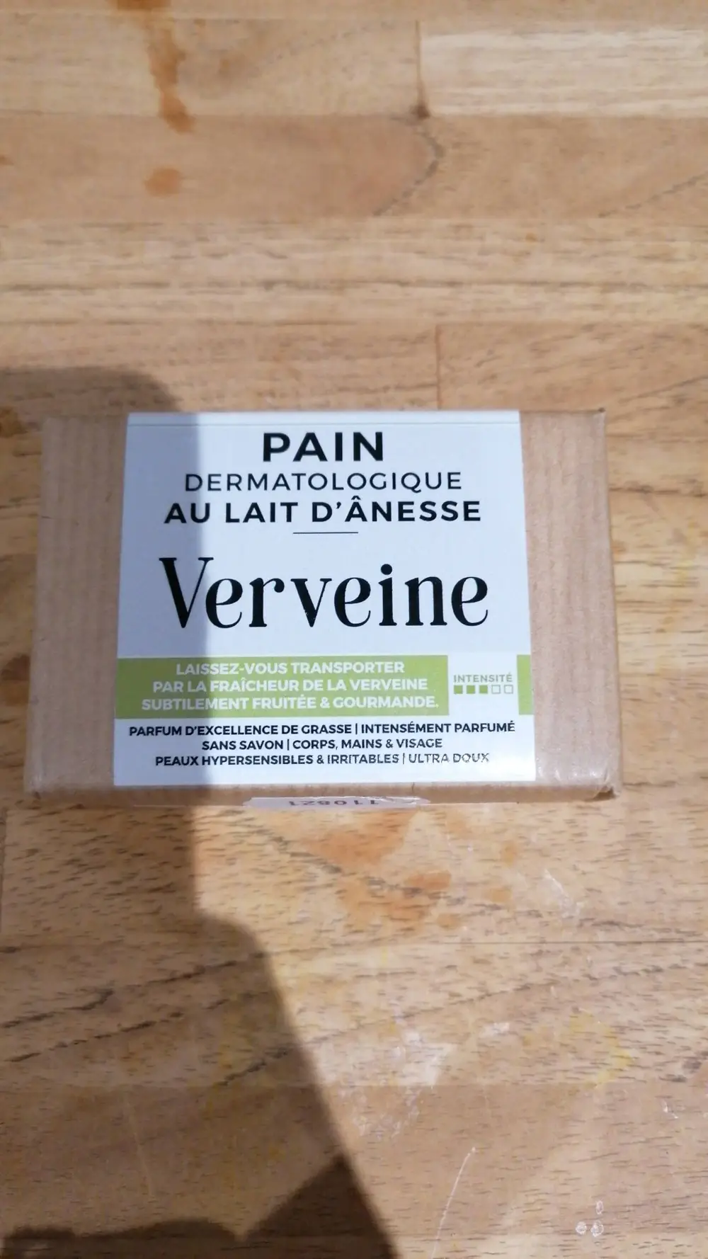 ELIMÉA - Pain dermatologique au lait d'ânesse Verveine