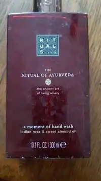 RITUALS - The ritual of ayurveda a moment of hand wash