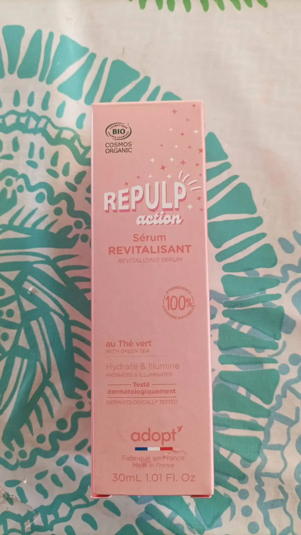 ADOPT' BIO COSMOS ORGANIC - Sérum revitalisant au thé vert 