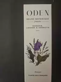 ODEN - Brume botanique romarin, lavande & sarriette