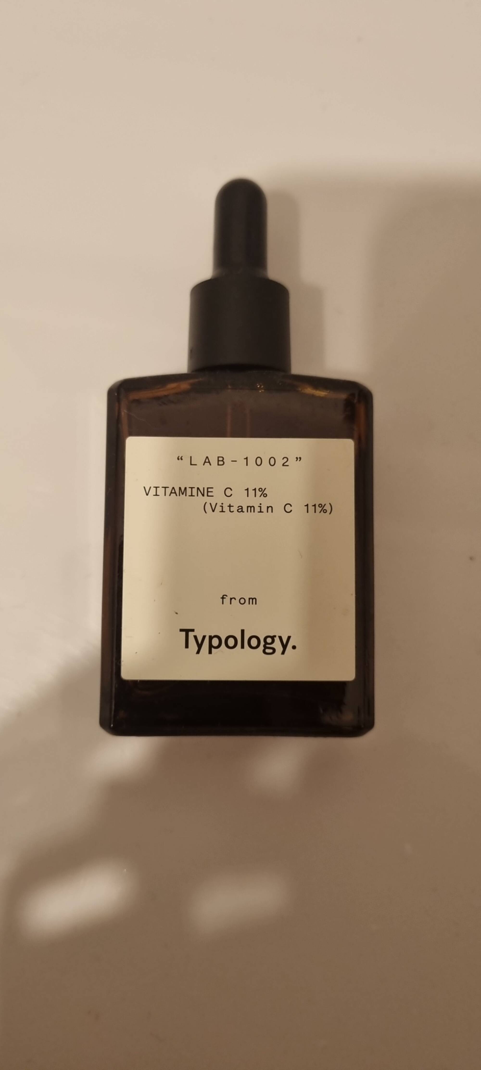 TYPOLOGY - Lab-1002 - Sérum vitamine C 11%