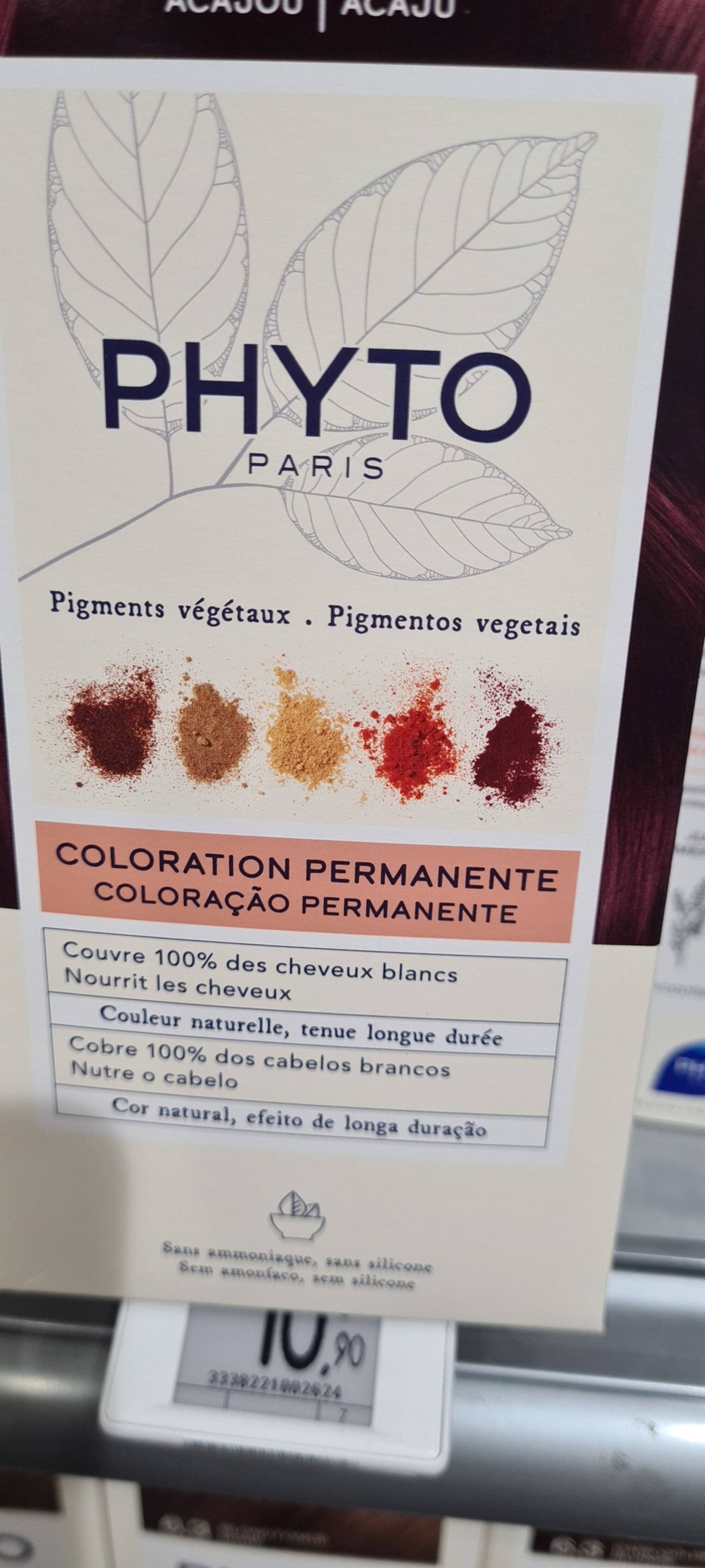 PHYTO - Coloration permanente pigments végétaux