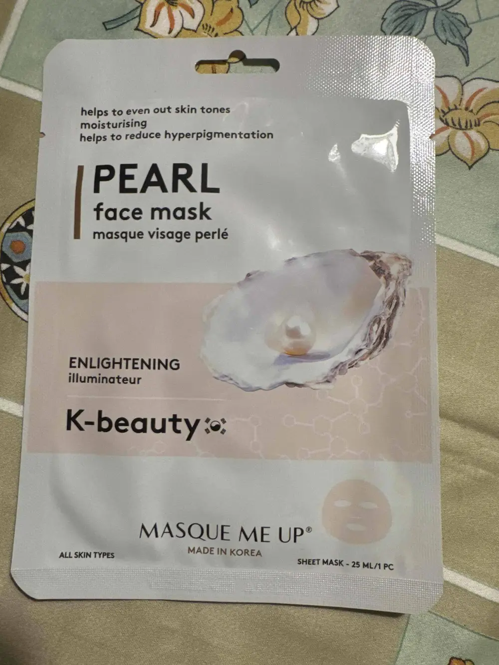 MASQUE ME UP - Masque visage perlé