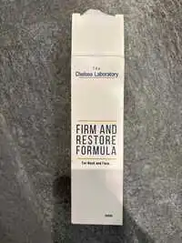 THE CHELSEA LABORATORY - Firm and restore formula - Anti age day cream