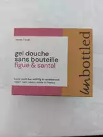UNBOTTEL - Gel douche sans bouteille figue & santal